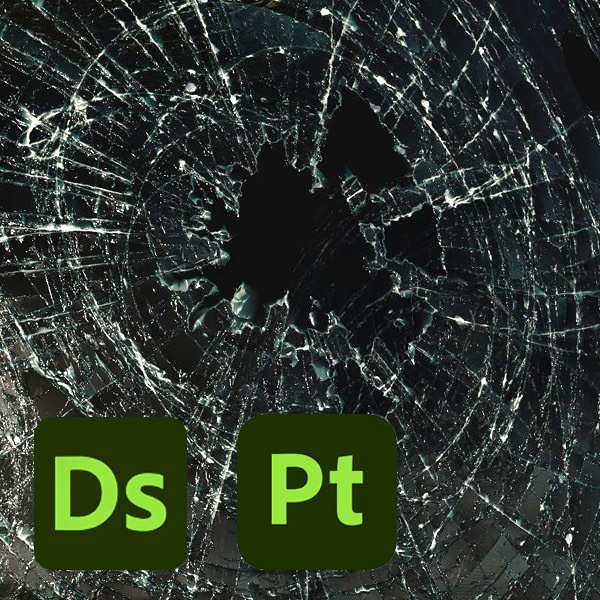 割れたガラス 【Substance】