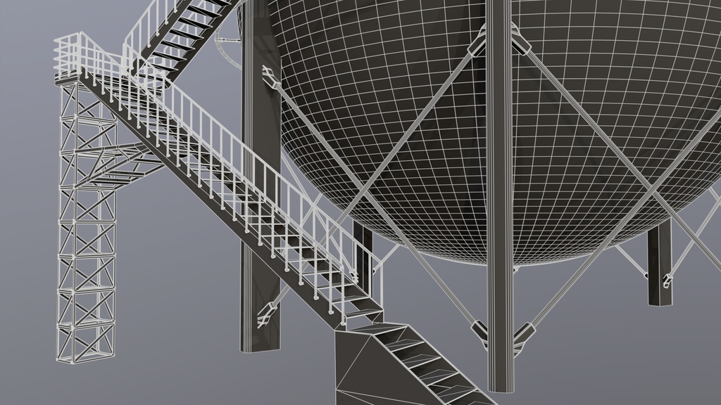 ガス球体(ホートン球)CGアセット