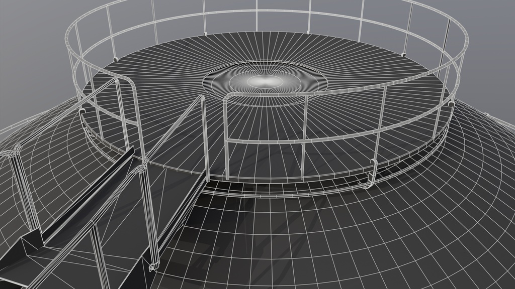 ガス球体(ホートン球)CGアセット