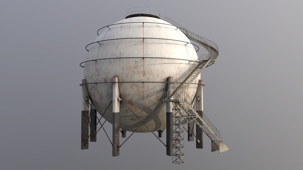 ガス球体(ホートン球)CGアセット