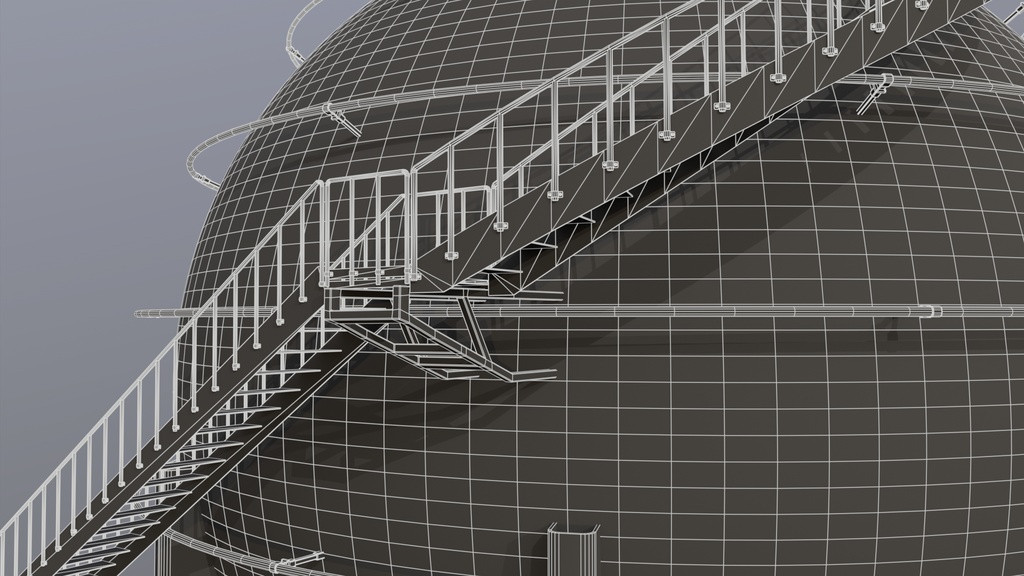 ガス球体(ホートン球)CGアセット