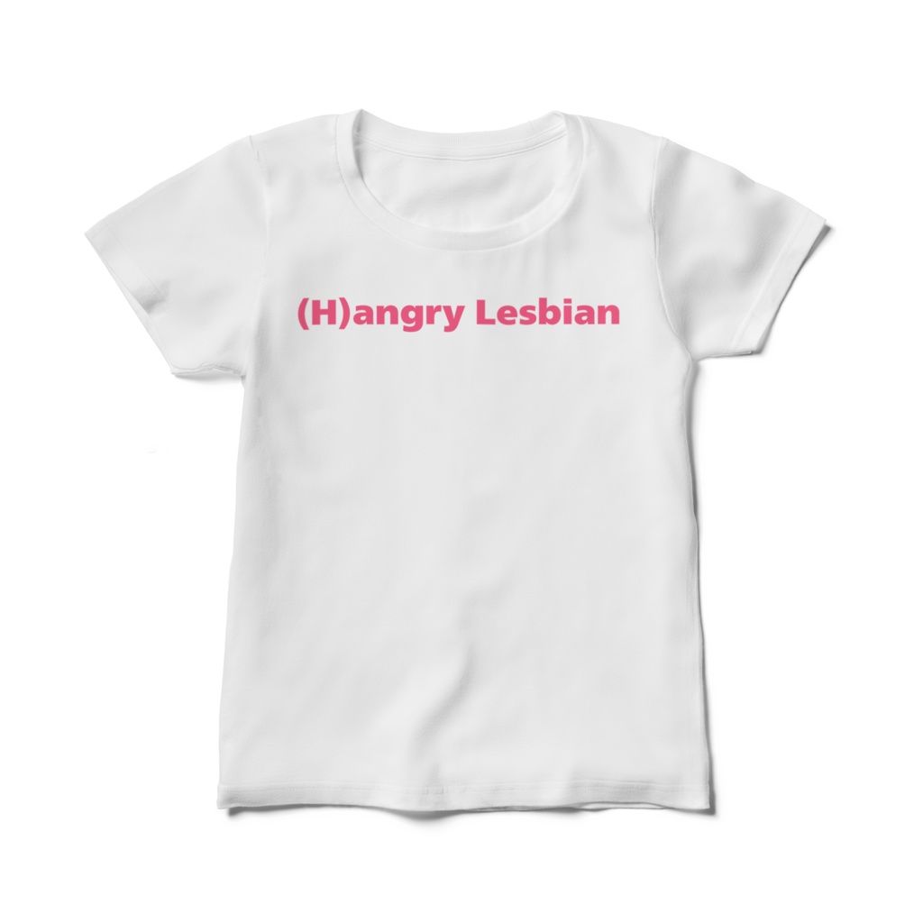 （h)angry lesbian Tシャツ