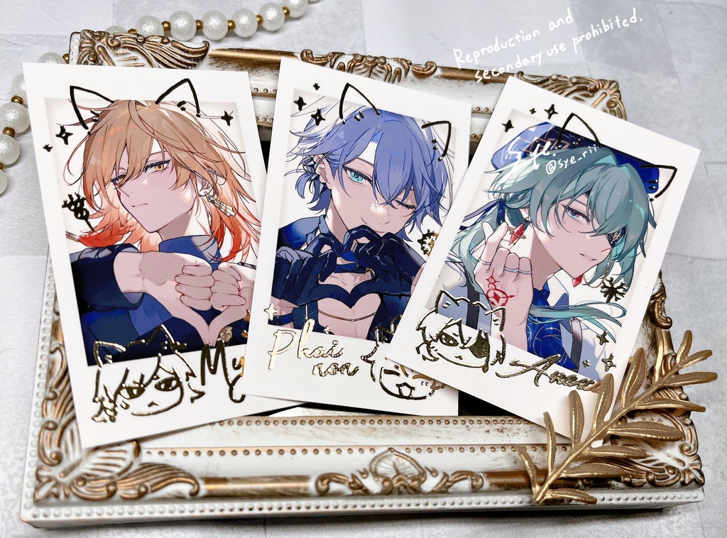 黄金裔チェキ3枚セット(HonkaiStarRail)