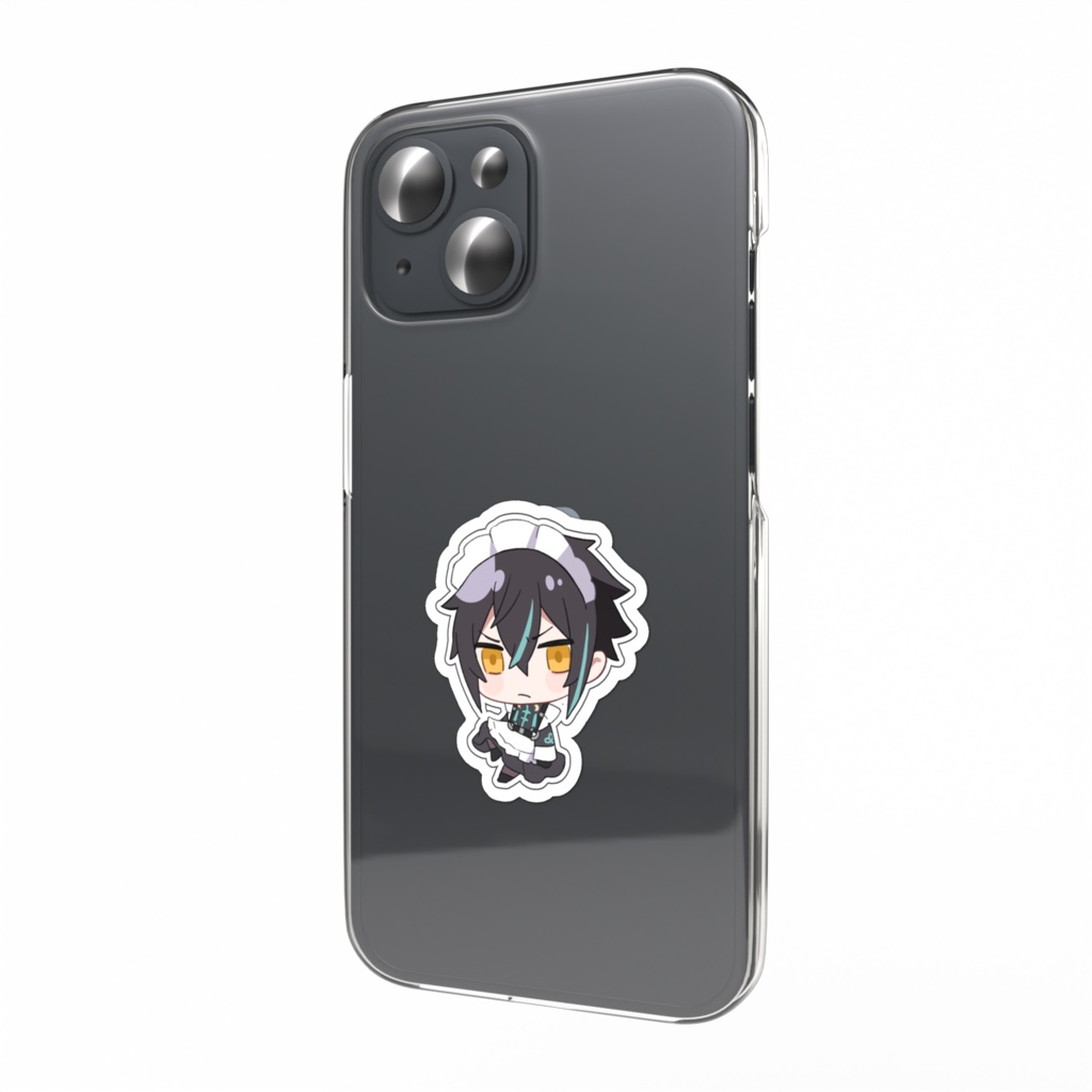 【タヌシモン誕生日記念】OCメイド姉弟「凌薇(リンウェイ)&凌翊(リンイー)」スマホステッカー