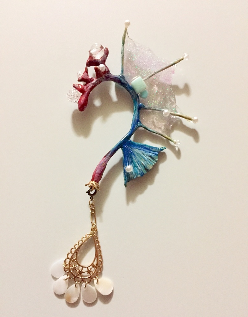 人魚のイヤーフック(両耳兼用)