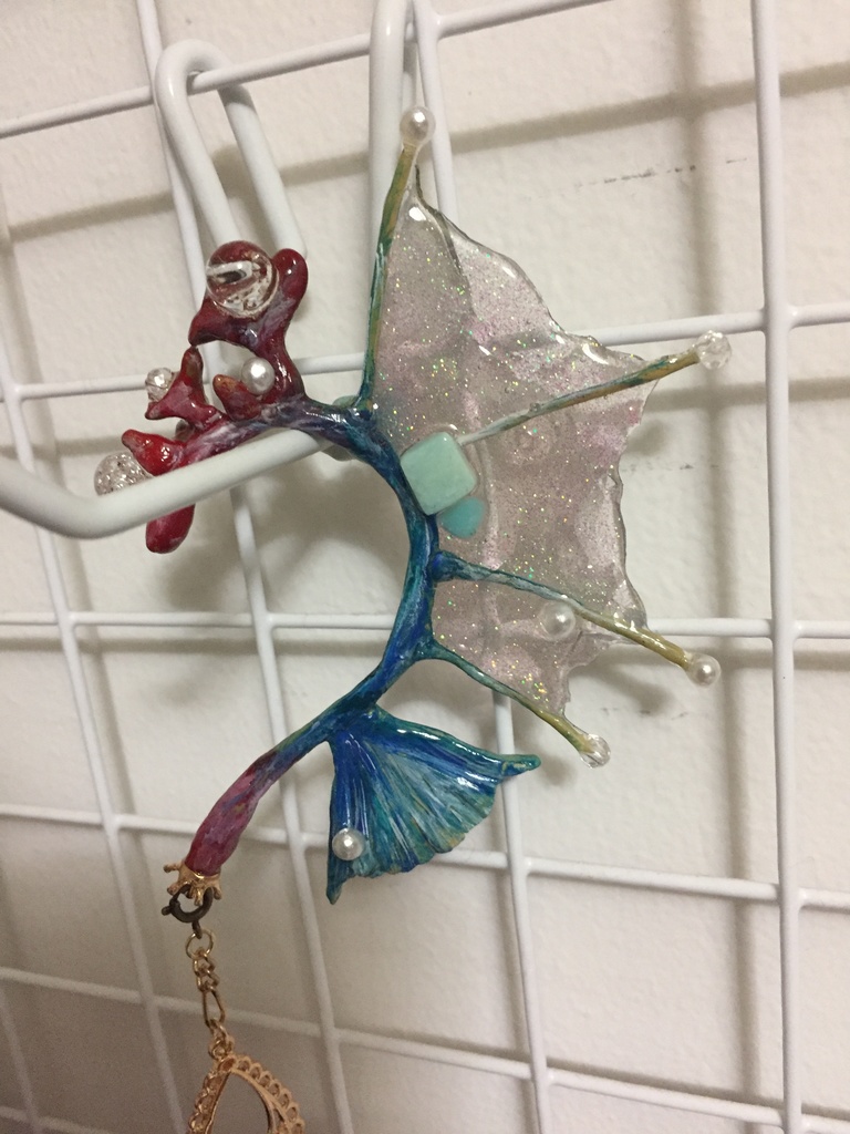 人魚のイヤーフック(両耳兼用)