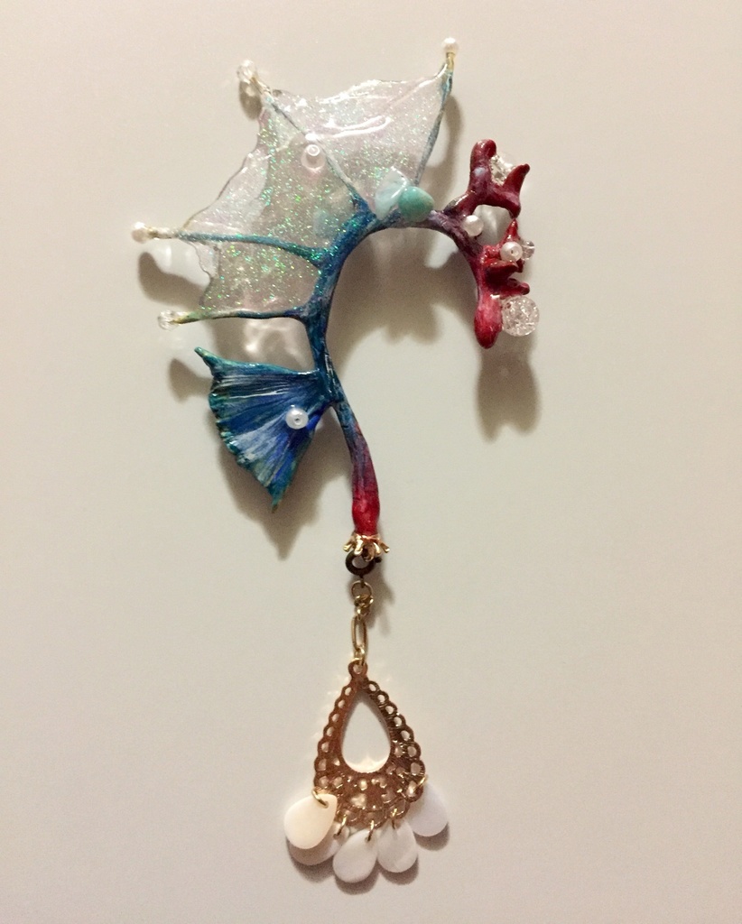 人魚のイヤーフック(両耳兼用)