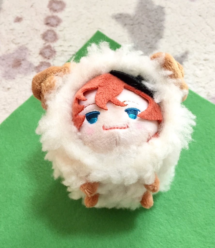 【受注生産】もちもちマスコット用着ぐるみ・ひつじさん(アイボリー)羊 きぐるみ