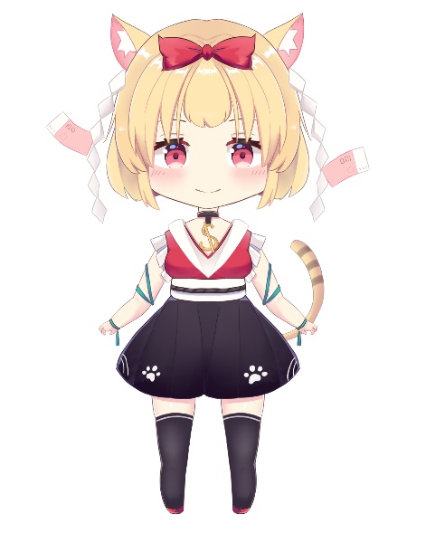 かわいい動物の耳全身【live2dモデル】