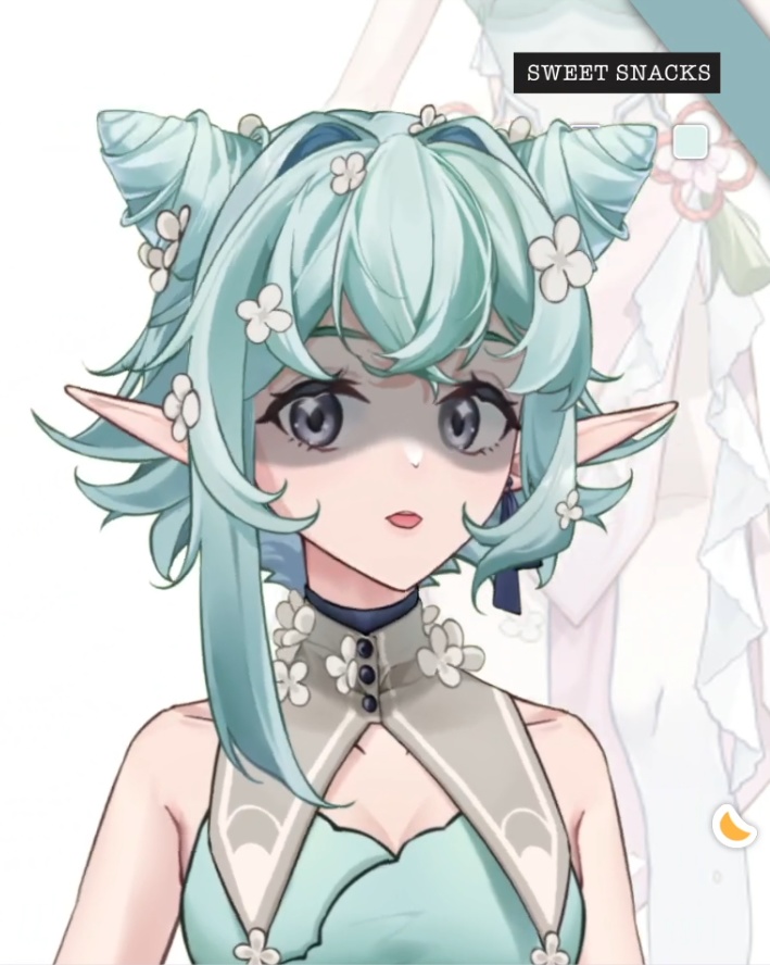 花の精霊Elf Live 2 Dモデル全身