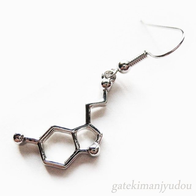 セロトニン&ドーパミン◇ピアス【イヤリング等変更可】