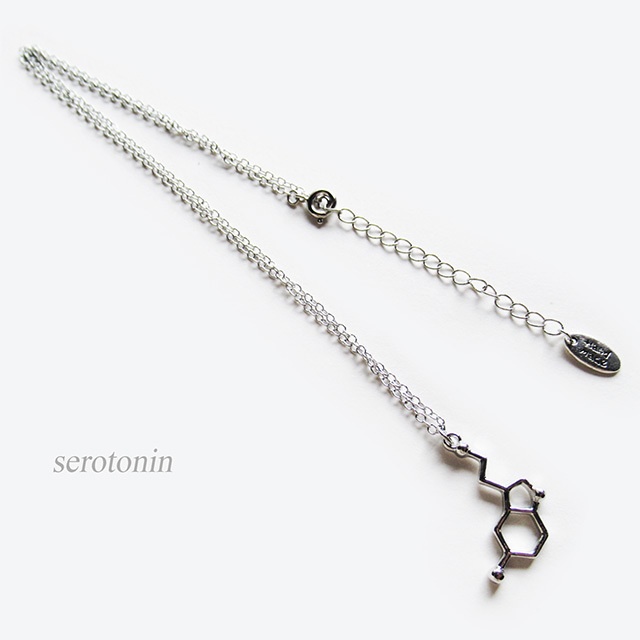 幸せホルモン「セロトニン」ネックレス【長さ変更可】