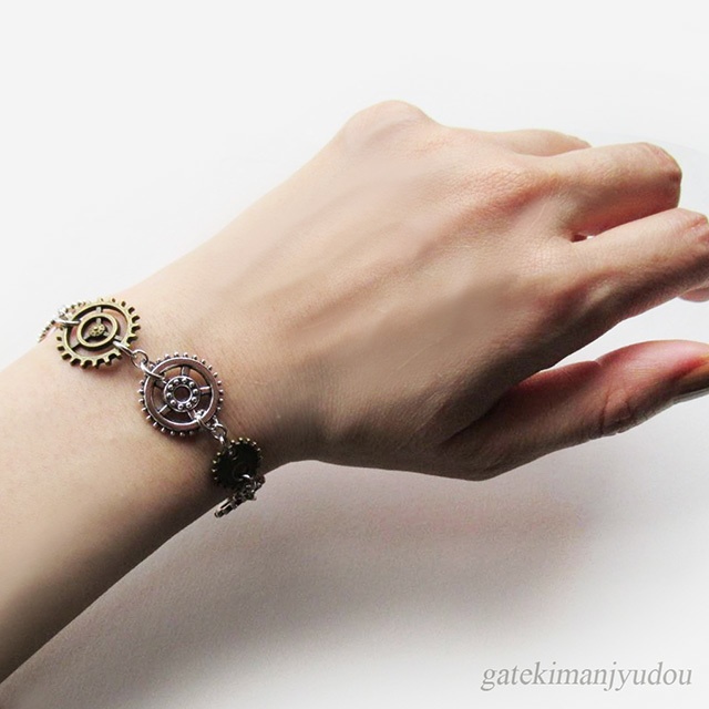 歯車のブレスレット【長さ変更可】