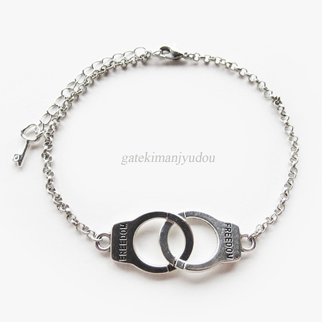 大きめ手錠アンクレット【長さ変更可】