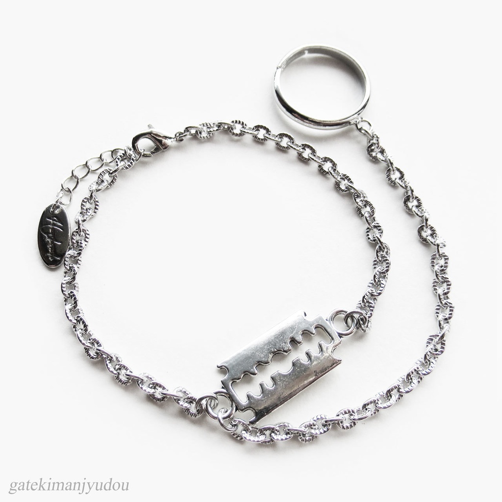 カミソリブレスレット&リング【長さ変更可】