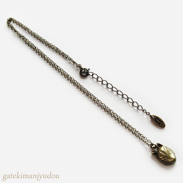 狐面のネックレス【長さ変更可】