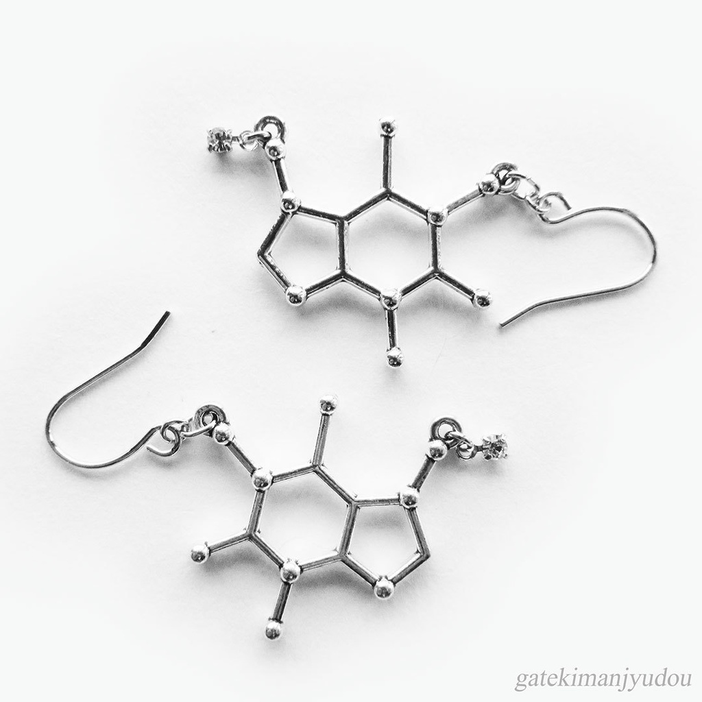 カフェインピアス【イヤリング等変更可】