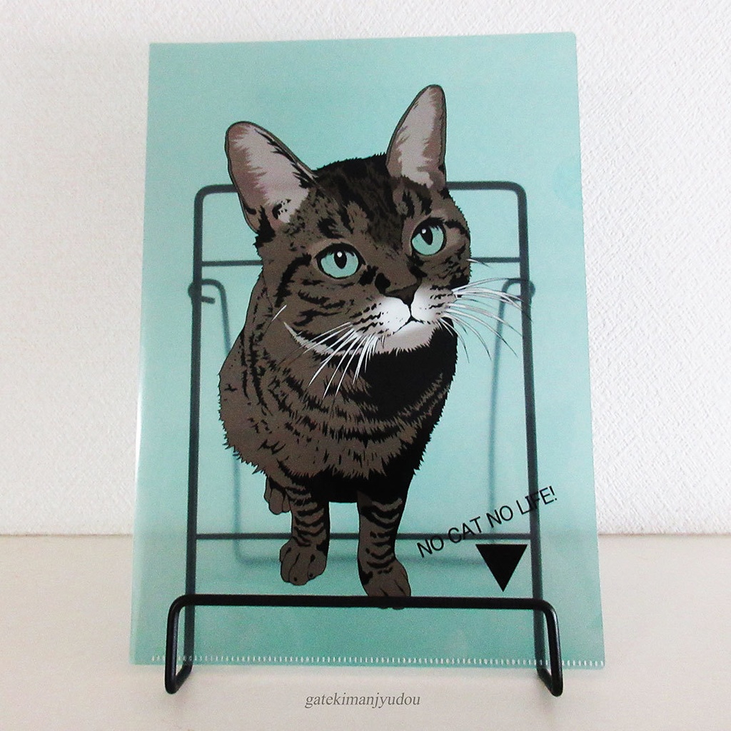 イラストクリアファイル/キジトラ