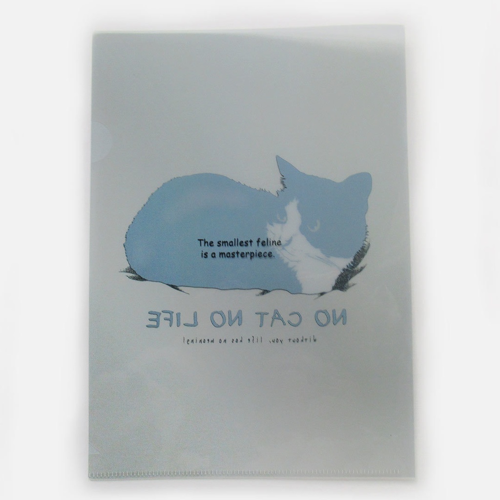 イラストクリアファイル/NO CAT NO LIFE