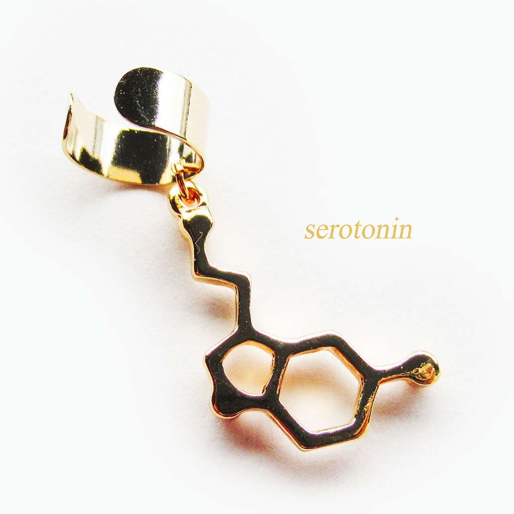 幸せホルモン「セロトニン」イヤーカフ/G