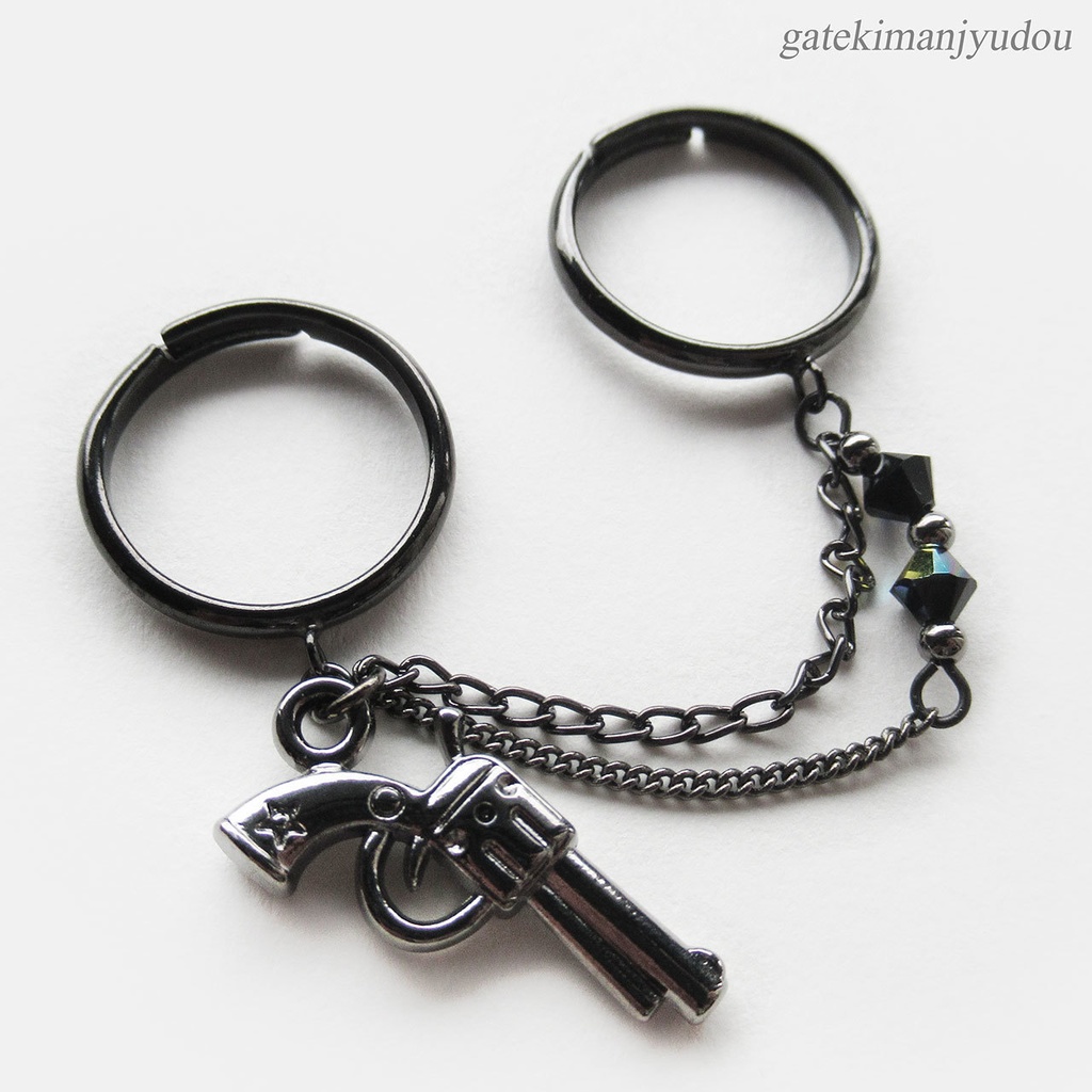 ピストルの2本指用リング〈フリーサイズ〉