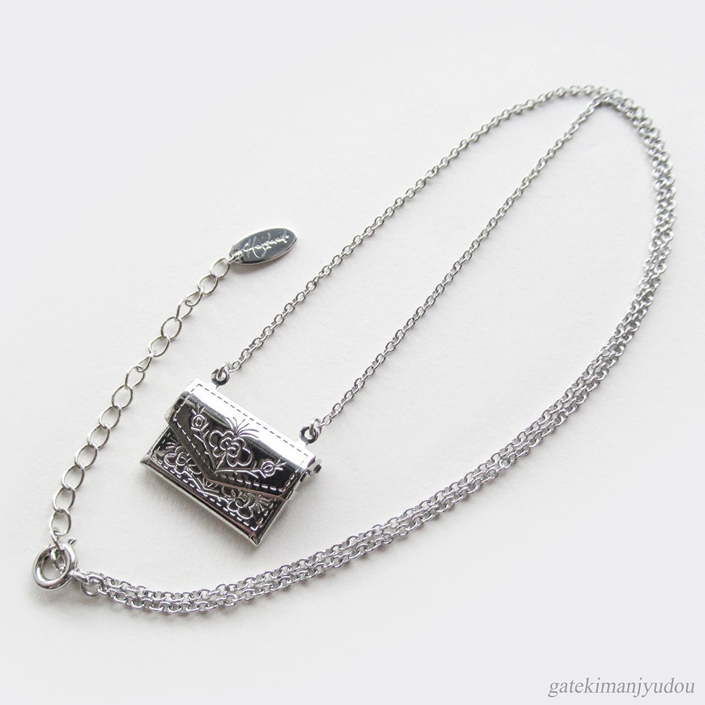 手紙のロケットペンダント【長さ変更可】