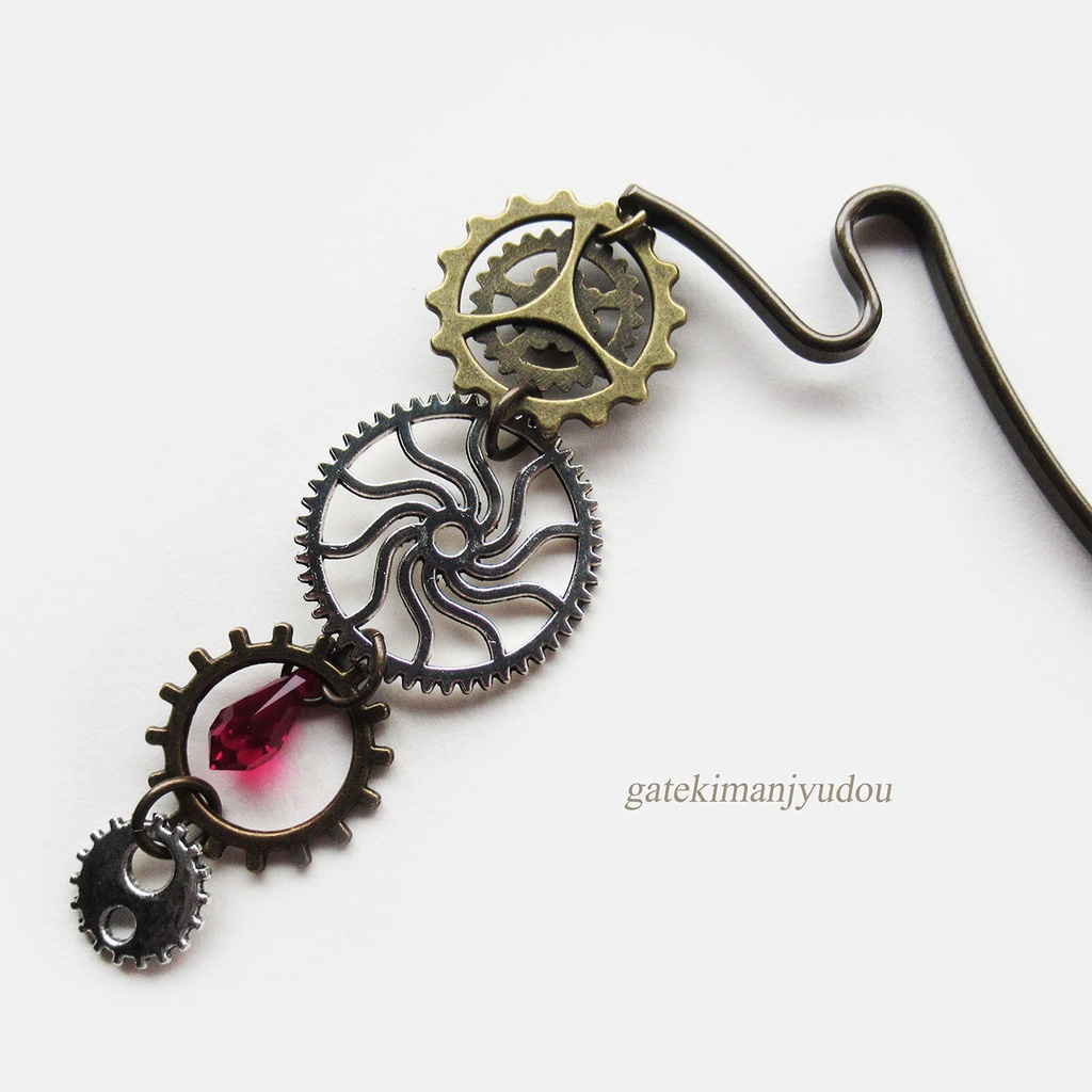 歯車のかんざし/ボルドー