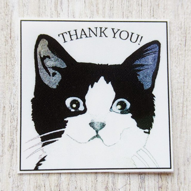 Thank you シール / はちわれ