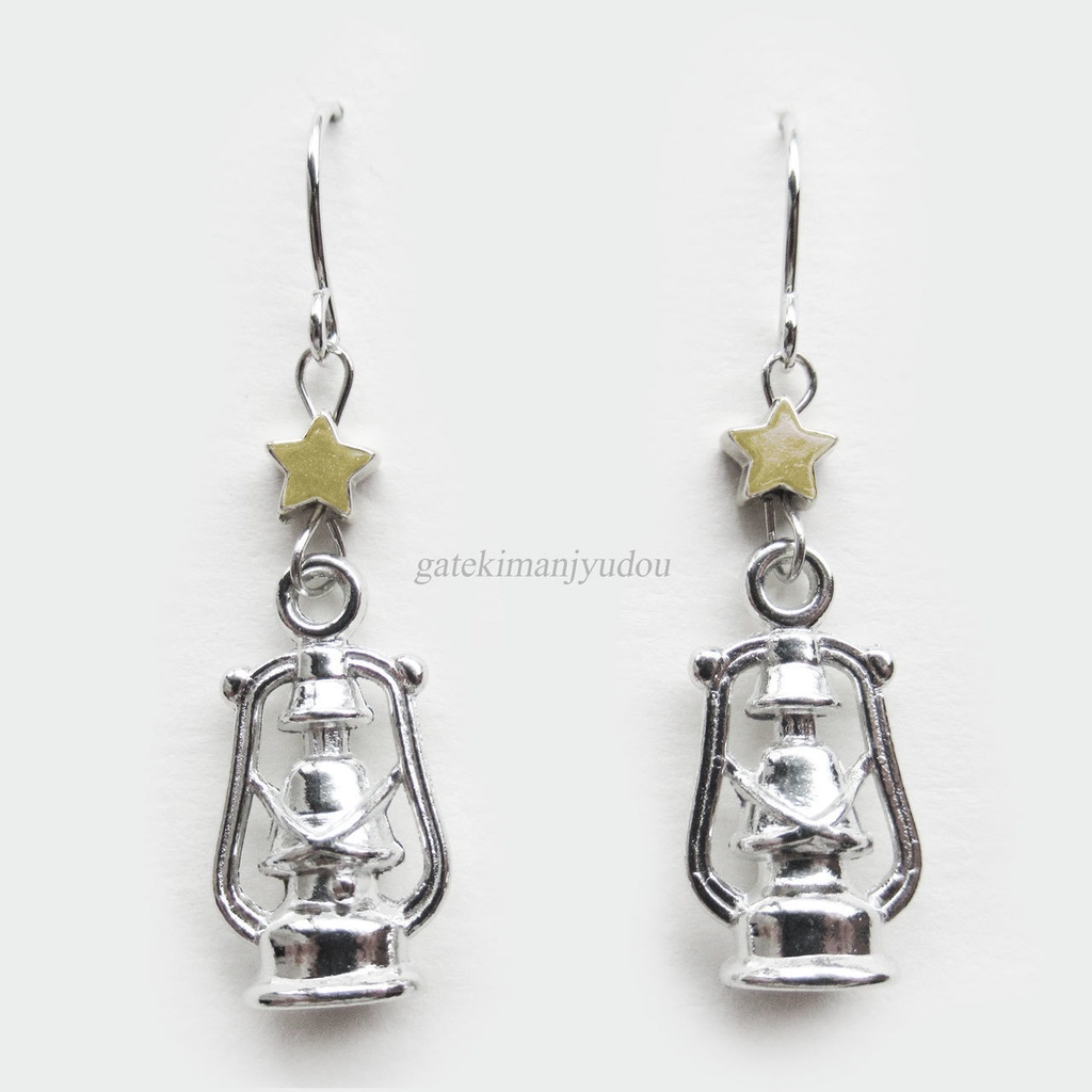 星とランタンのフックピアス【イヤリング等変更可】