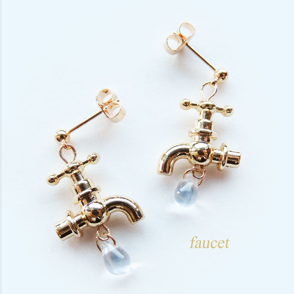 〈ビーズの色変更可〉蛇口ピアス【イヤリング等変更可】のコピー