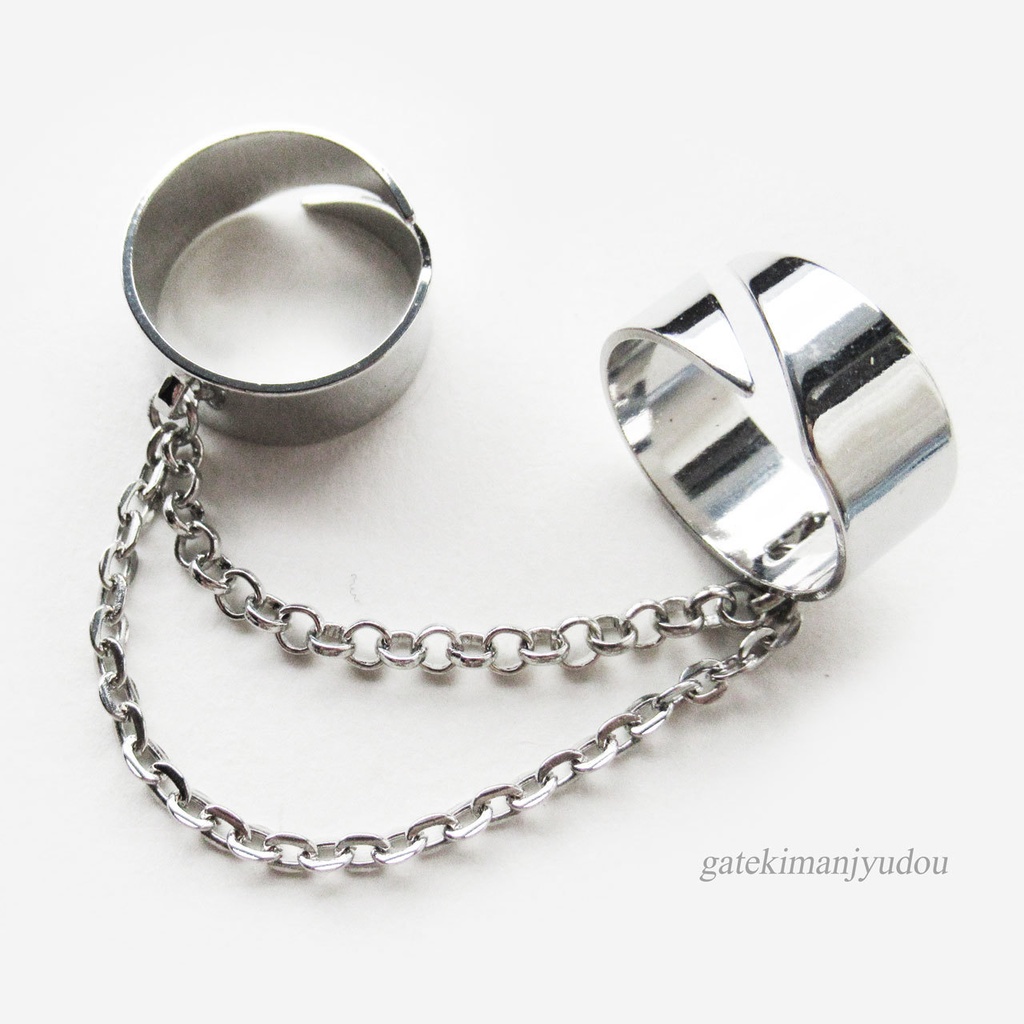 Wチェーンの2本指用リング