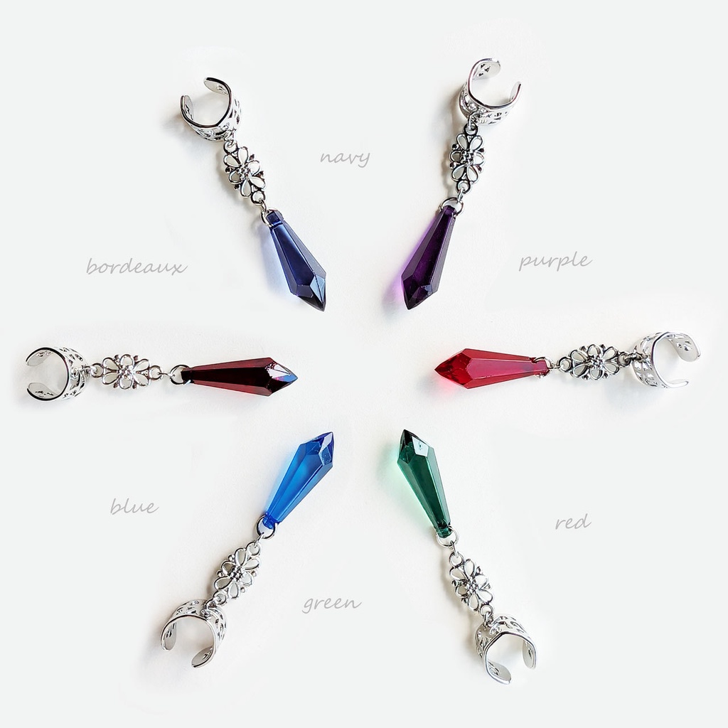 〈6色から選べる〉シャンデリア◇イヤーカフ