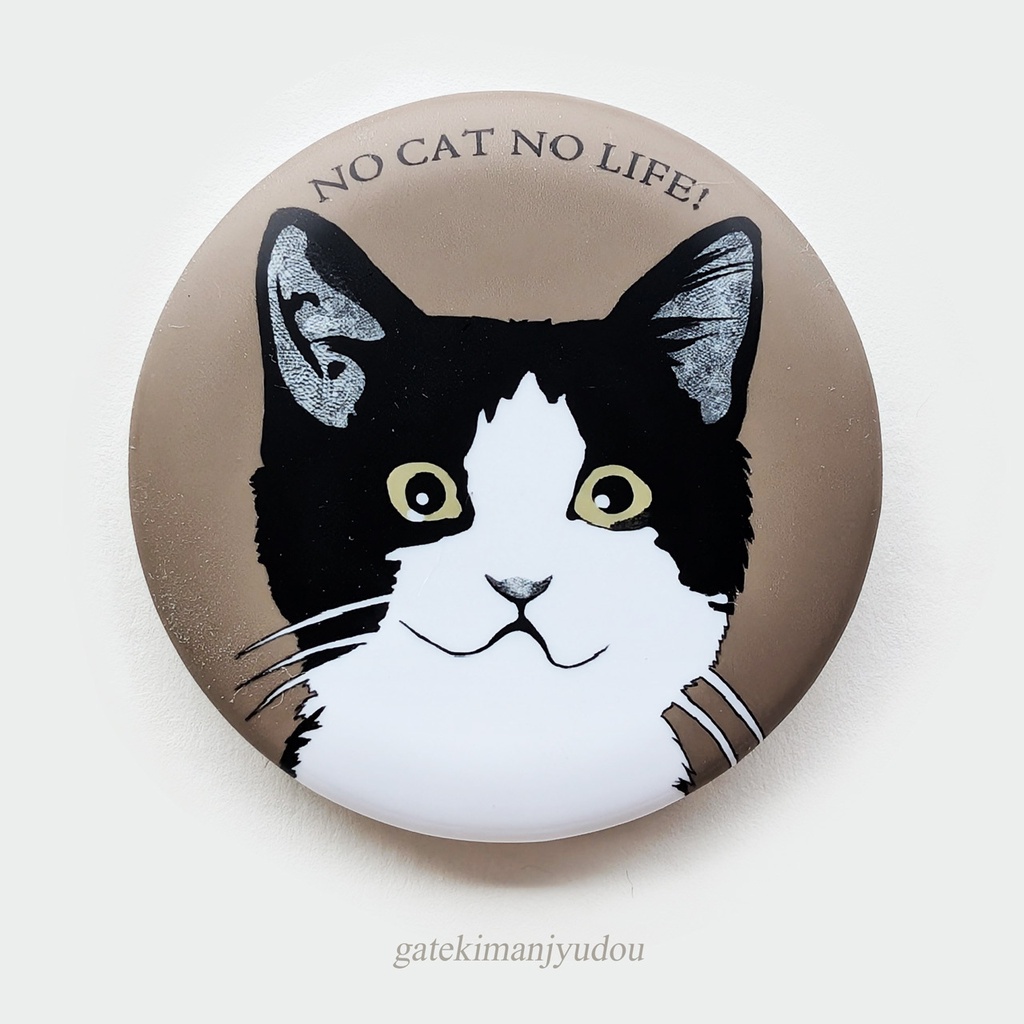 猫さんイラスト缶バッジ(ブラインド販売)