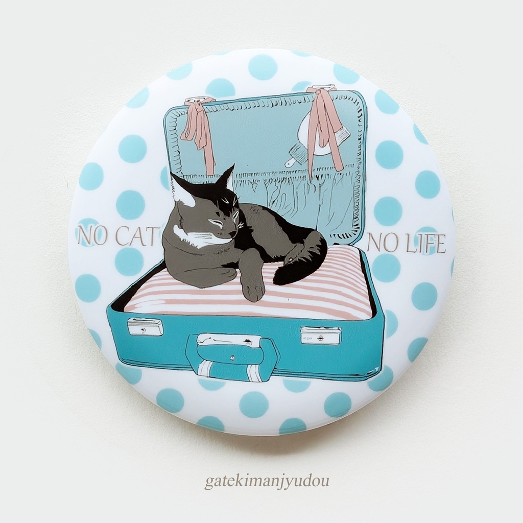 猫さんイラスト缶バッジ(ブラインド販売)