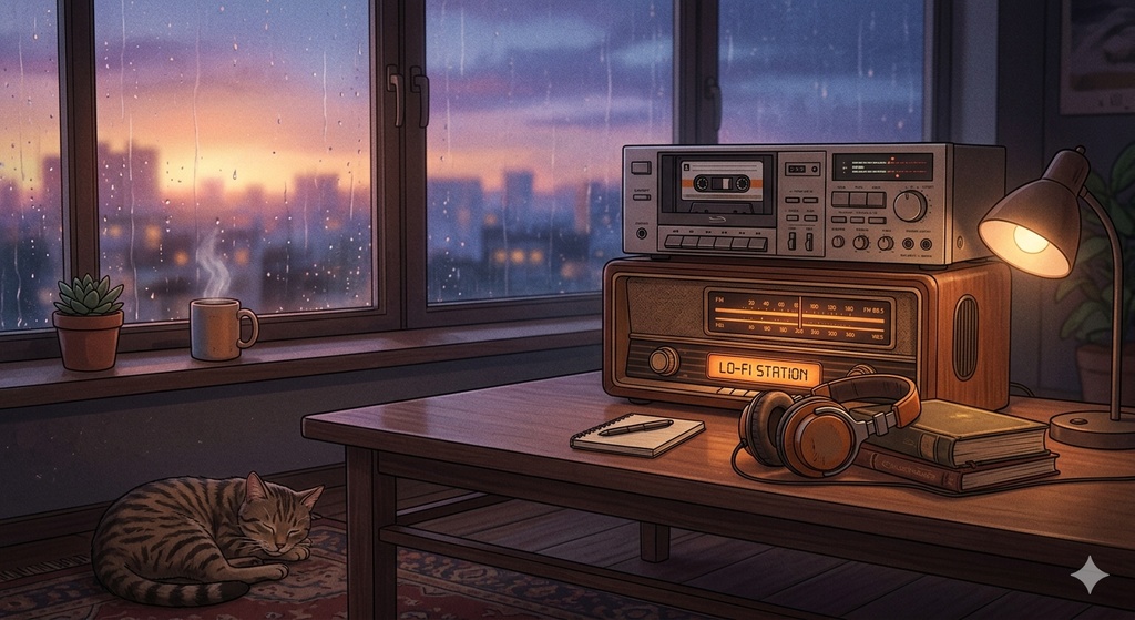 【商用利用可・ループ対応】夜更かしへのチケット [Lo-Fi BGM]