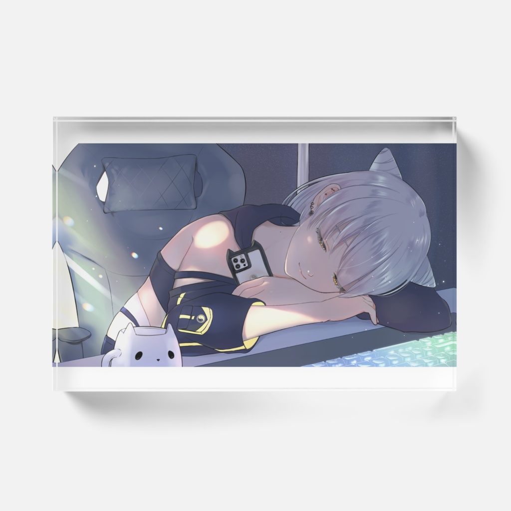 くろまる アクリルブロック