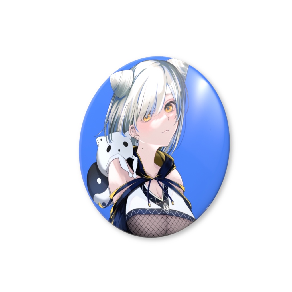 くろまる 缶バッジ