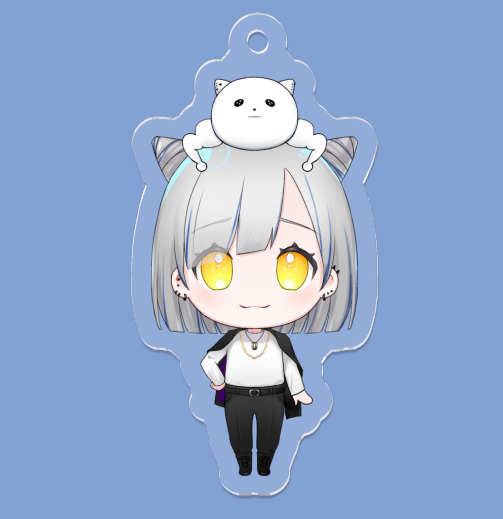 くろまるミニ アクリルキーホルダー