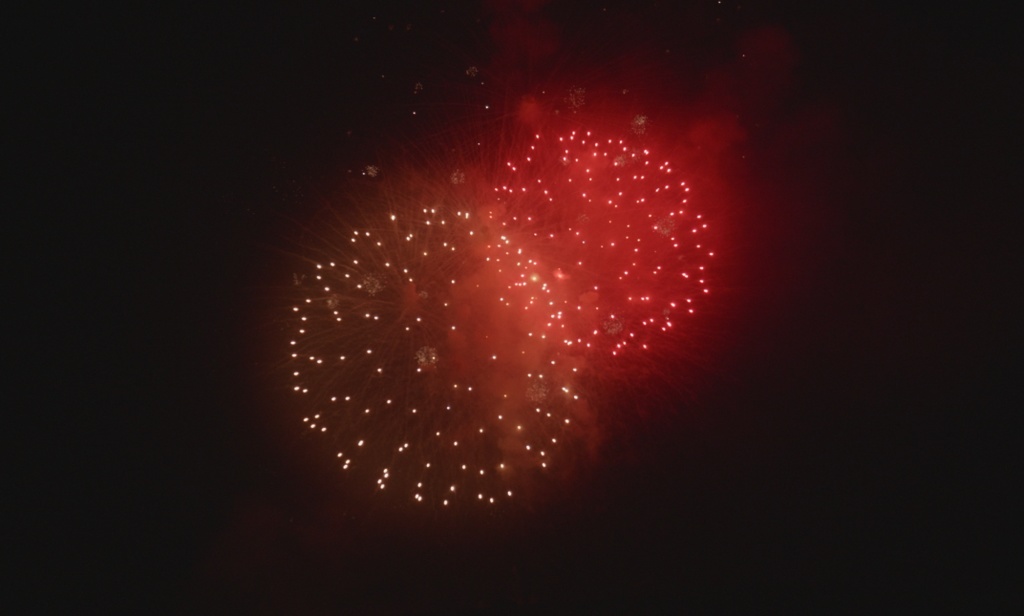 【実写動画】夏祭りの花火2024