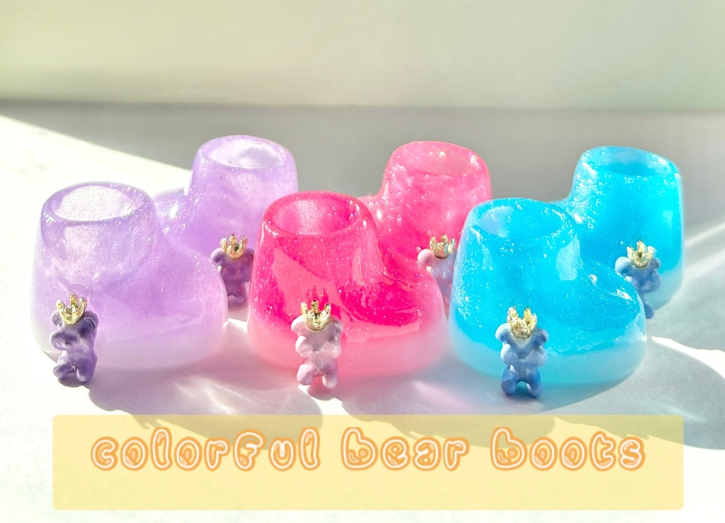 color bear boots
