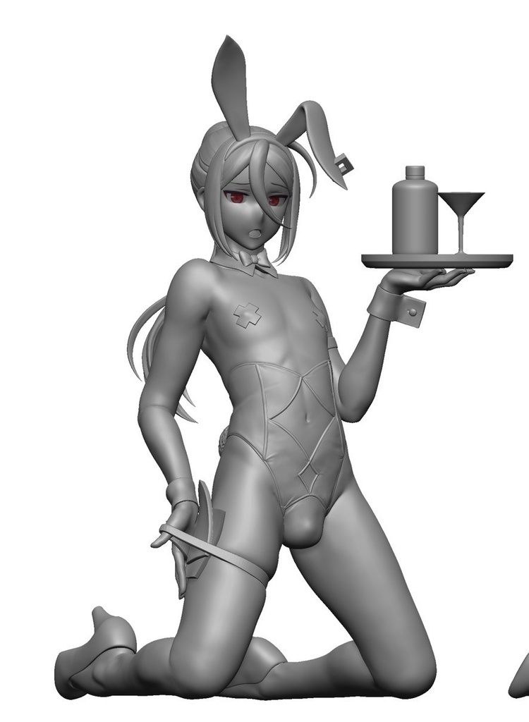 兎美ショーゴ　欲しがりバニーver　3Dプリント用データ　無料配布版