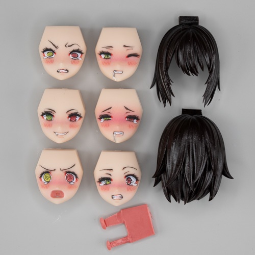 MFK-04 フェイスパーツセット (カラープリント  完成品)