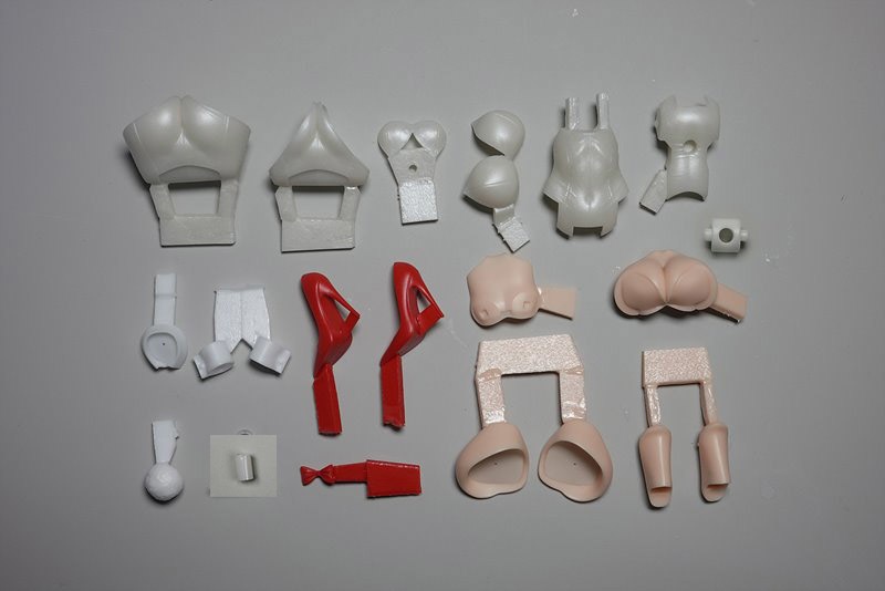 MSG body Bunny Girl White(Skin 選択)