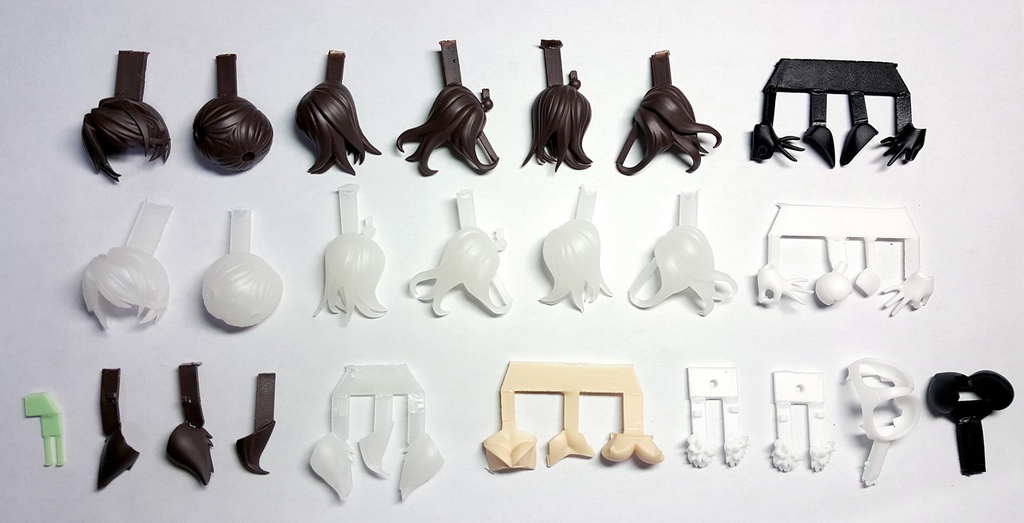 ASRAのメガミデバイス改造パーツセット(ASRA忍者/弓兵)