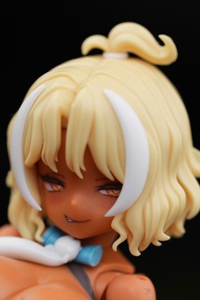 [MFK-38] フェイスパーツセット (カラープリント 完成品) PUNI☆MOFU KIN XIAO用(Skin E)