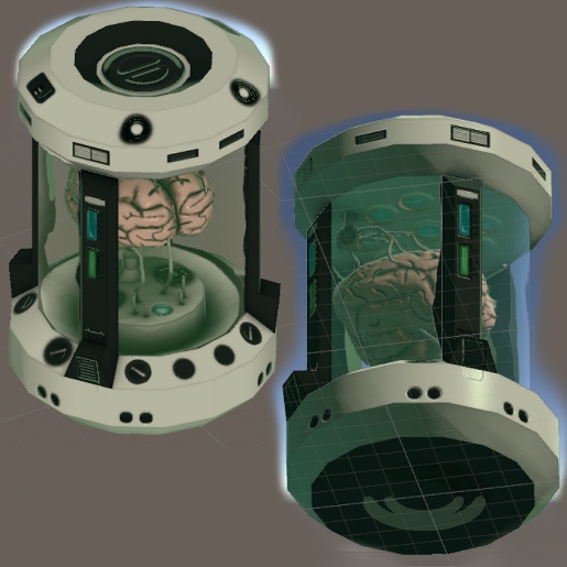 VRC想定アイテム 脳みそ培養槽(brainpod)