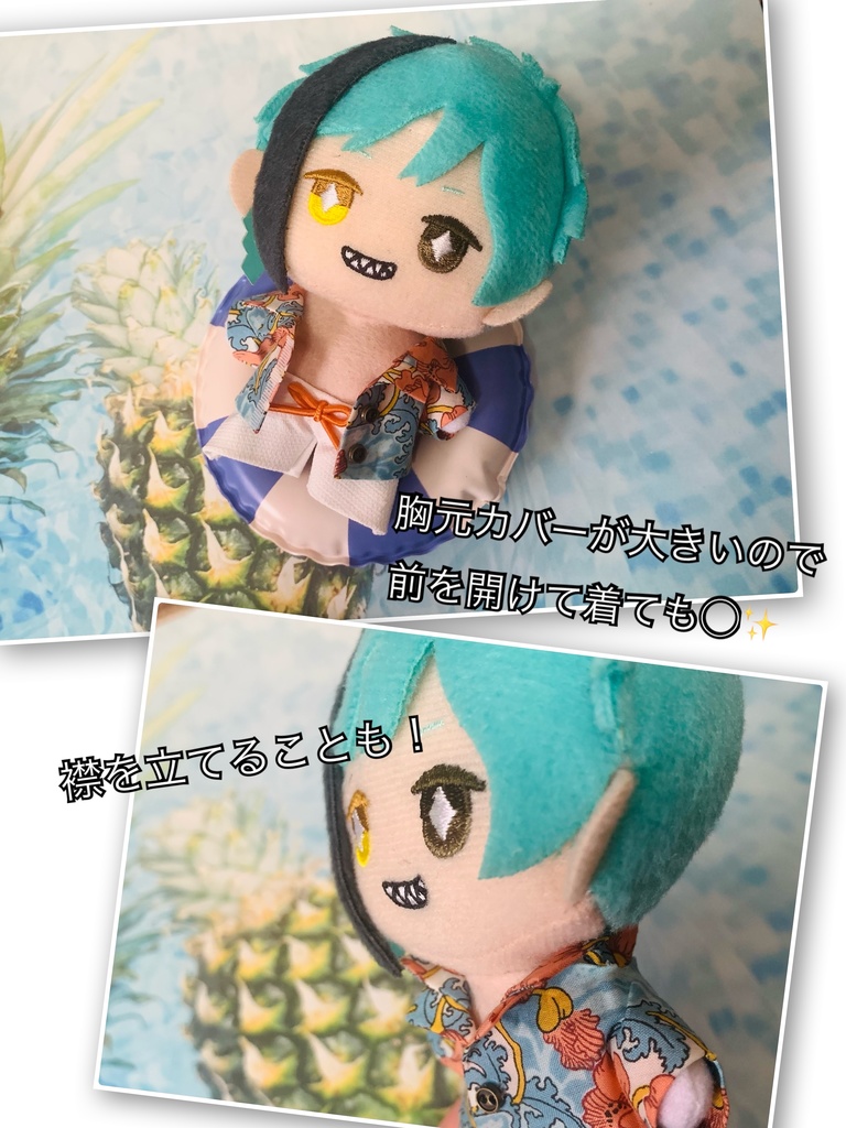 シャツと白パンツのセット