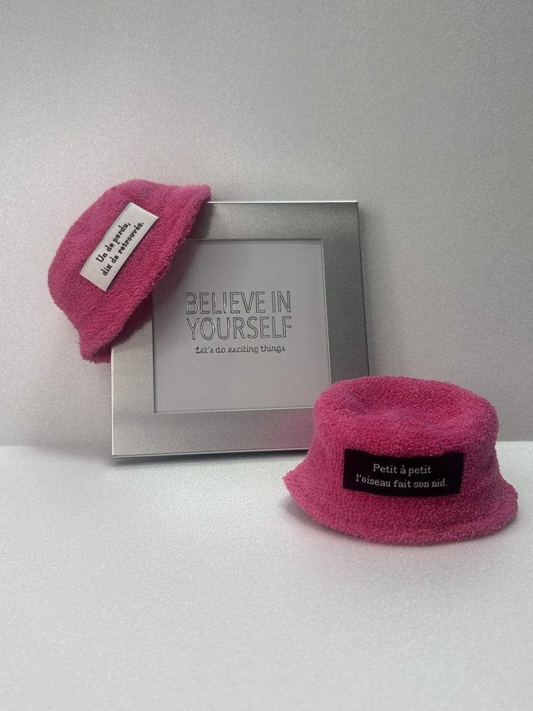 パイル地のカラフルバケハ