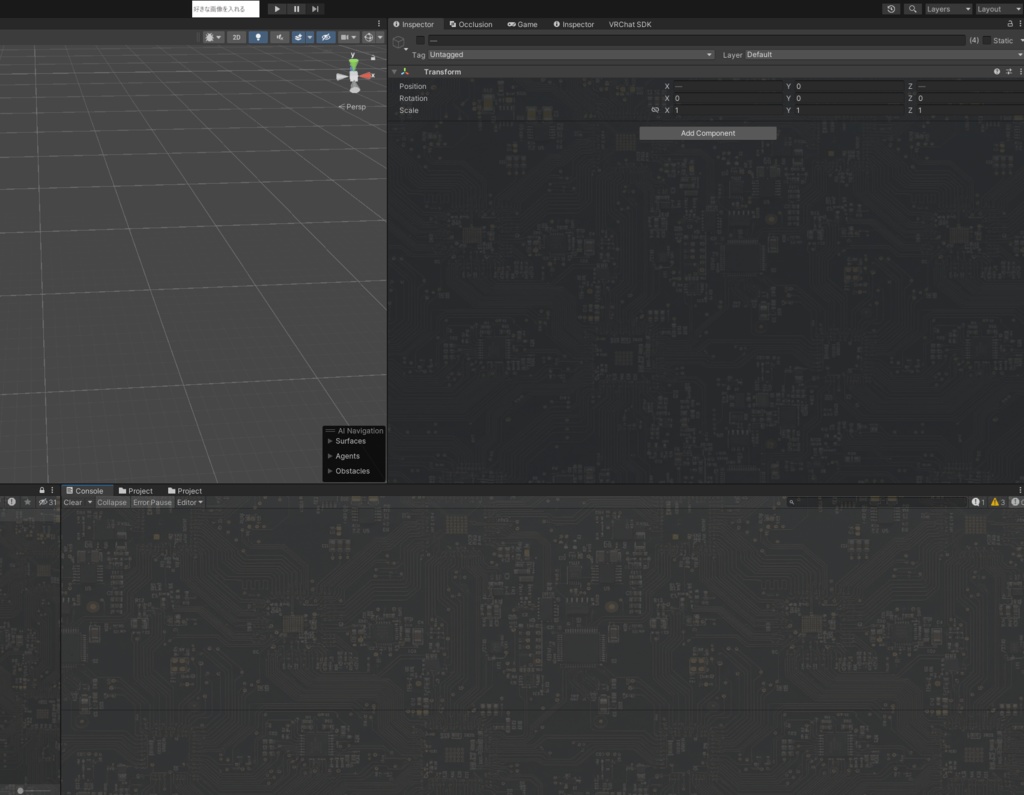 Unityの画面に画像など入れてカスタムして改変や創作のテンションを上げるためのツール