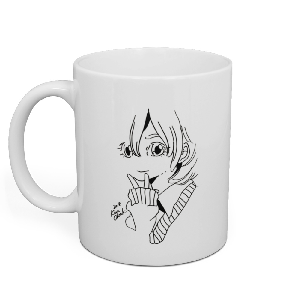 「何度目かの誕生日-01」マグカップ